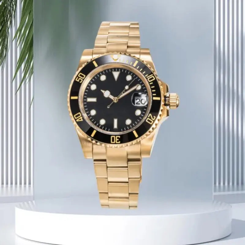 gold black