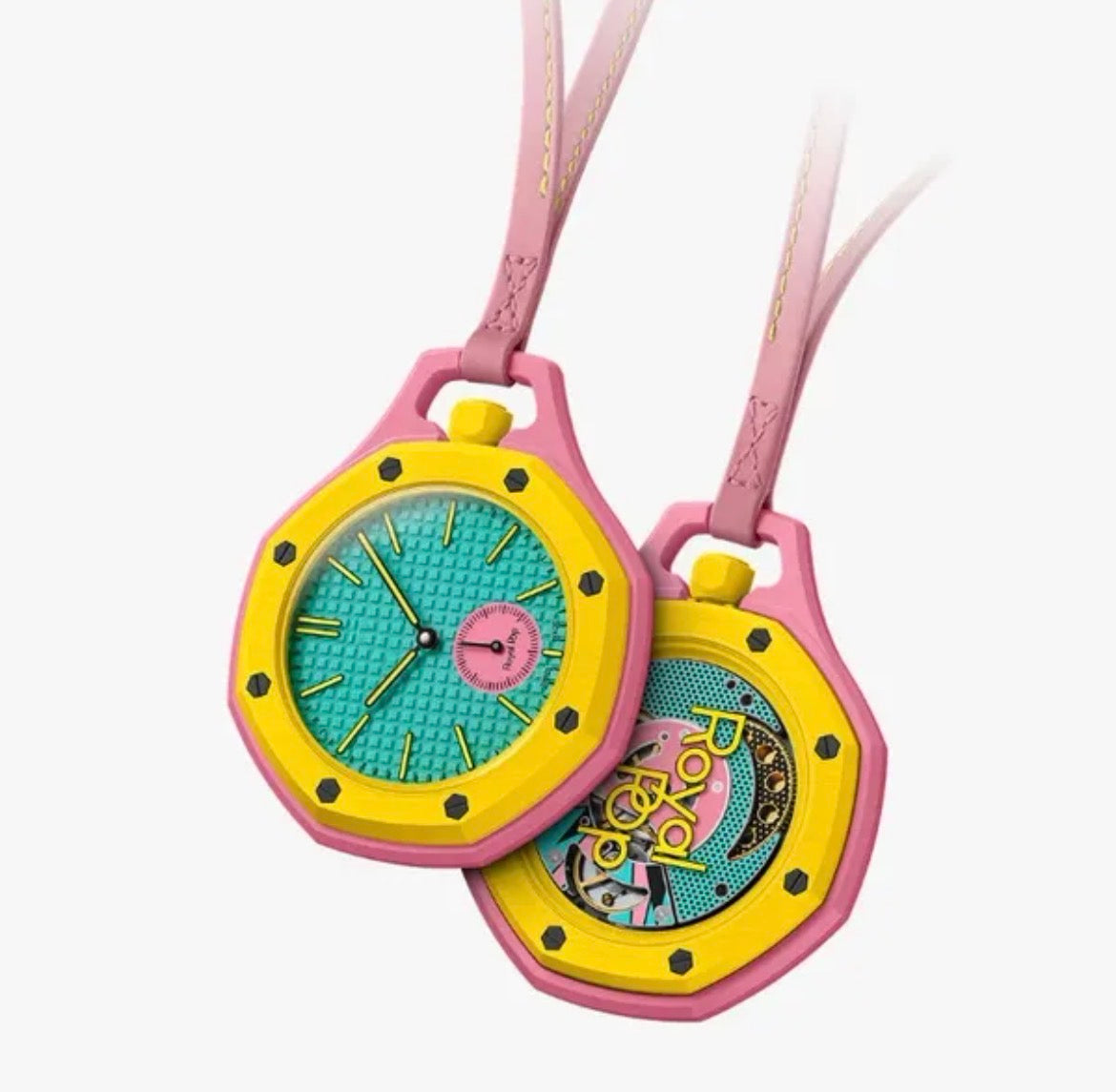 pink yellow
