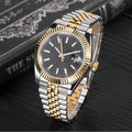 two tone gold black