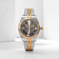 twotone gold brown roman