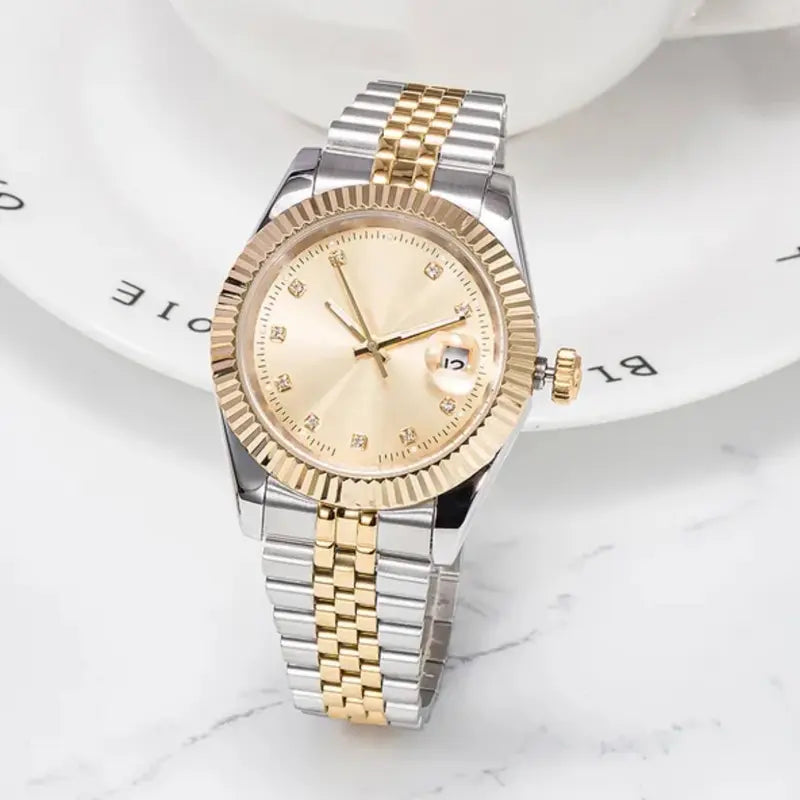twotone gold diamond